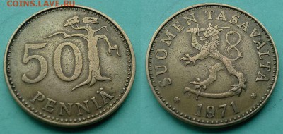 Финляндия - 50 пара 1971 года до 26.11 - финляндия 50 пара 1971 года