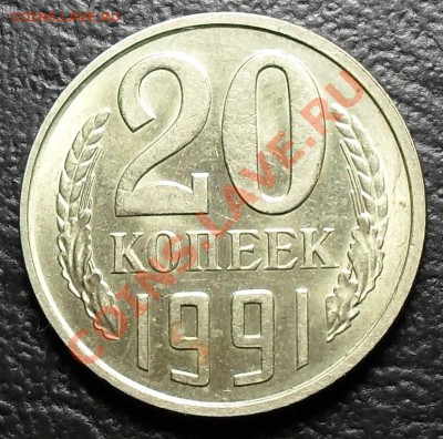 20 копеек 1991г. Смещение. - SDC12403.JPG