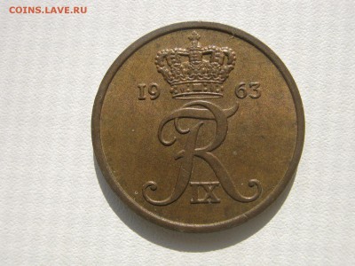 Дания 1 и 2 эре 1963 (бронза) на оценку - IMG_5000