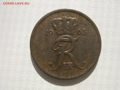 Дания 1 и 2 эре 1963 (бронза) на оценку - IMG_4990