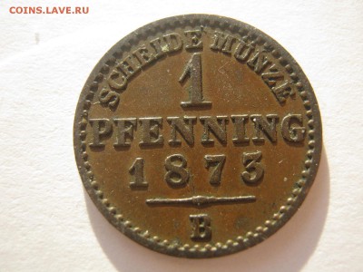 Пруссия 1 пфенниг 1873 В на оценку - IMG_6465.JPG