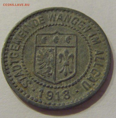 Нотгельд 5 пфеннигов 1918 Ванген №1 24.11.18 22:00 М - CIMG9823.JPG
