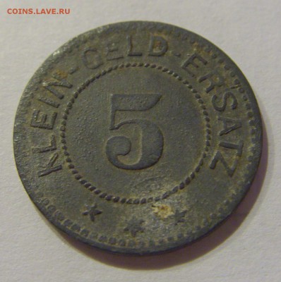 Нотгельд 5 пфеннигов 1918 Ванген №1 24.11.18 22:00 М - CIMG9821.JPG