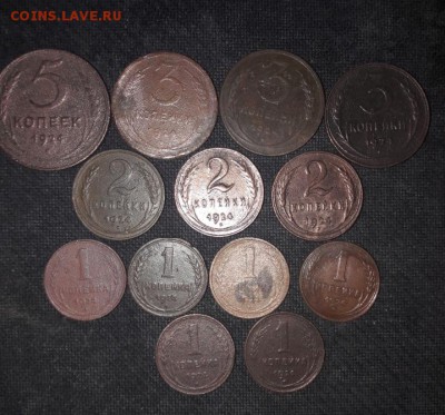 Ранние советы медь 1924 г.  13 шт. - Screenshot_20181029-151029