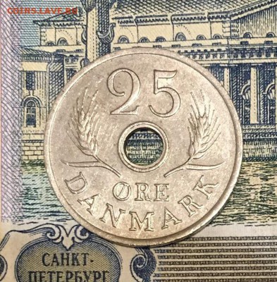 С Рубля Фредерик IX.Дания 25 эре 1972 года  23.11.2018 22:00 - 1972