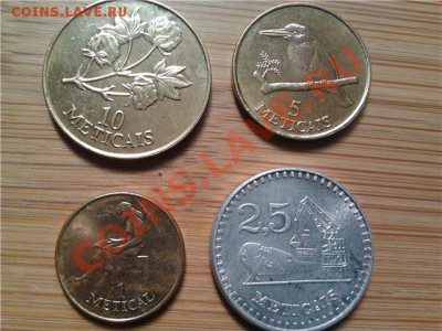 Мозамбик, подборка из 4 монет, до 30.05.2011г, 22-00 мск - мозамбик.