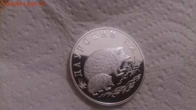 Красная книга 1 Рубль 1999 Даурский ёж до 26.11. 22.10 - DSC_4468.JPG