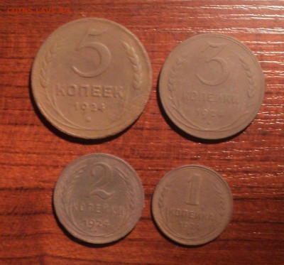 1,2,3,5 копеек 1924 года №1. до 22.11.18 в 22.00 по Мск. - DSC07499.JPG