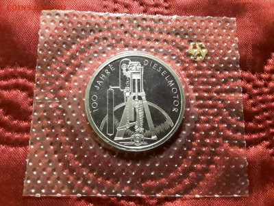 Германия. ФРГ. 10 марок 1997 г. Дизель. Proof. До 25.11.18. - 20181120_215930
