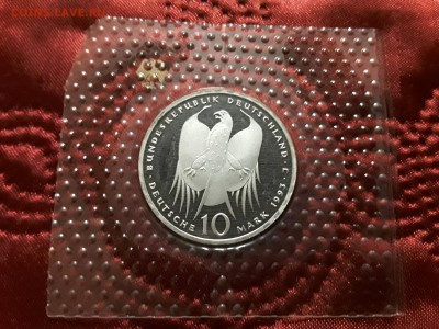 Германия. ФРГ. 10 марок 1993 г. Кох. Proof. До 25.11.18. - 20181120_220014