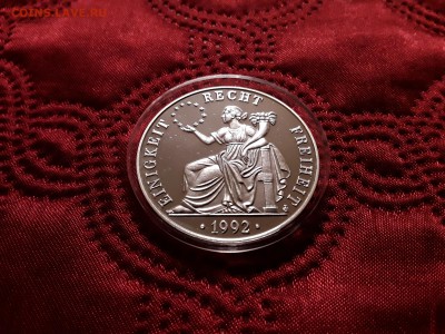 Германия. 1 унция 1992 г. 0,999. Proof. До 25.11.18. - 20181120_220617
