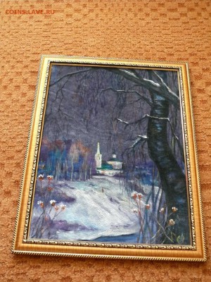Ураткин П.Л. "Церковь" масло, бархат - ураткин3.JPG