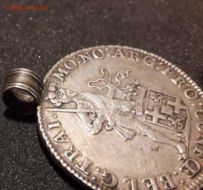 Монетка с рыцарем 1763 год (Бельгия?) - тпв 019