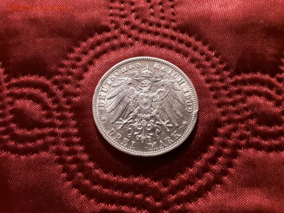 Германия. Вюртемберг. 3 марки 1909 г. Вильг II. До 25.11.18. - 20181121_220022