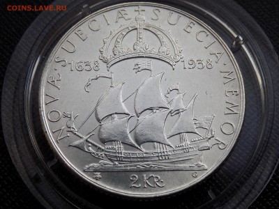 Швеция 2 кроны 1938 Парусник Kalmar Nyckel - DSCN3167.JPG