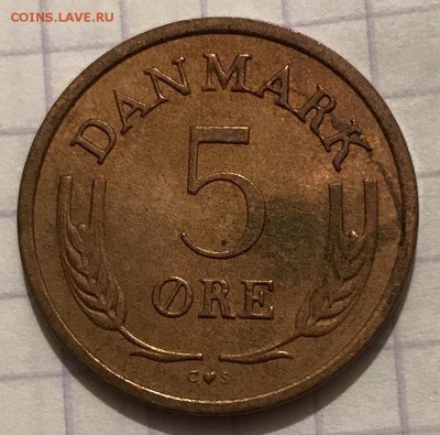 Дания, 5 øre. 1963-1971 гг. - 432F5C4E-1EA3-4BEC-9D86-A9FC448C7B6B