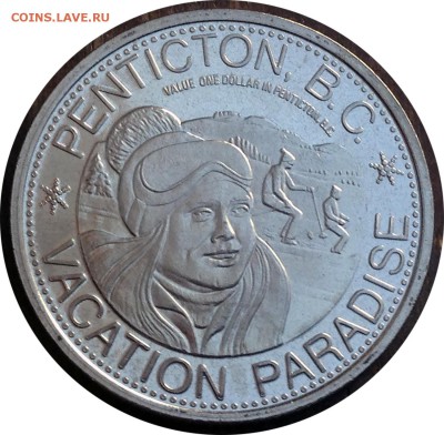 B28 Канада торговый доллар Penticton, BC 1978 28.11 в 22°° - B28 Trade Dollar Penticton BC 1978_2
