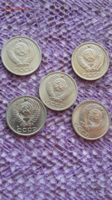 10 копеек 1984 г.  5 монет в блеске -AU - 0_20181123_144838