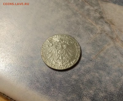 Немецкий Китай 5 центов 1909 на подлинность - н1