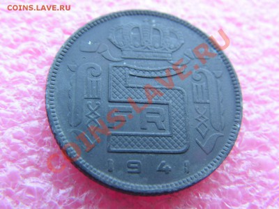 -Бельгия- 5 франков 1941 -- 26 мая 22-00 - PICT0704.JPG