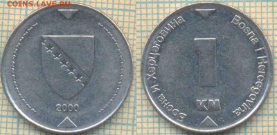 Босния и Герцеговина 1 марка 2000 г., до 28.11.2018 г. 22.00 - Босния 1 марка 2000  2343