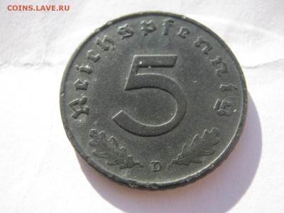 Германия оккупация союзников 5 пфеннигов 1947 D до 07.09. - IMG_6850.JPG