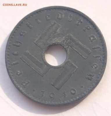 Третий Рейх 10 пфенинингов 1940 (Оккупационные) до 26.11.18 - 2EE41C1F-2202-4B0A-B454-3A4050370E25