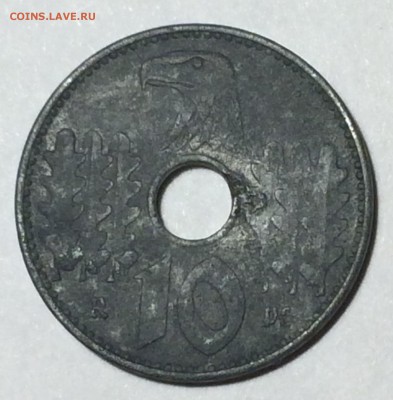 Третий Рейх 10 пфенинингов 1940 (Оккупационные) до 26.11.18 - CF3816FD-8A48-46FF-9A30-81C53F069FA0