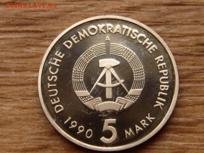 ГДР 5 марок 1990 Почта ПРУФ до 26.11.18 в 22.00М - IMG_8914.JPG