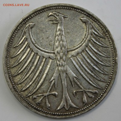 С РУБ.ГЕРМАНИЯ 5 марк 1951г. "F" до 30.11 в 22-00 - IMG_5427.JPG