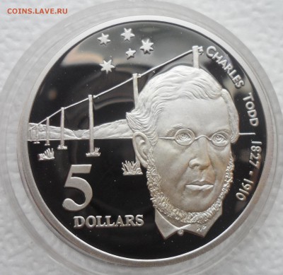 5 долларов 1995 г. (Charles Todd, 1827-1910) - SAM_4797.JPG