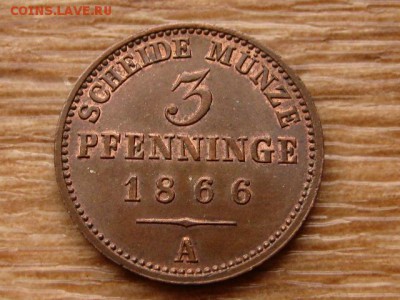 Пруссия 3 пфеннига 1866 UNC до 26.11.18 в 22.00М - IMG_8941.JPG