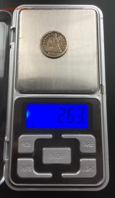 10 центов 1845 г. США - 3C05D46E-B5EE-4F81-9939-E6FA6C2EC2AE