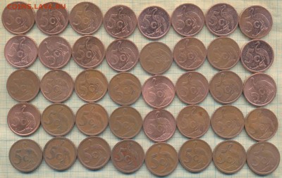 ЮАР 5 центов 1990 - 2011 гг., фикс 10 руб. - ЮАР 5 центов фикса