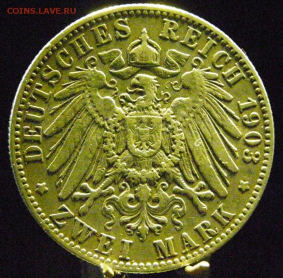 Саксония, 2 марки Георг 1903г. На оценку - ek4