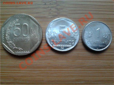 Перу, подборка из 3 монет, до 31.05.2011г, 22-00мск - Перу