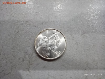 500 лир монета Сан-Марино 1972 год до 29.11.18 в 22.00 мск - P81004-224843