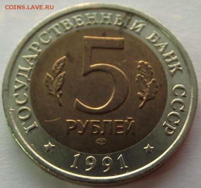 5 рублей 1991 Г. К.К. (винторогий козёл) до 30.11.2018 - DSCF3551.JPG