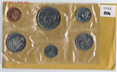 B33 Канада годовой набор 1968 Proof Like до 02.12 в 22°° - B33 Canada Set 1968_1