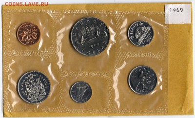 B34 Канада годовой набор 1969 Proof Like до 02.12 в 22°° - B34 Canada Set 1969_2