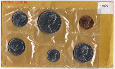 B34 Канада годовой набор 1969 Proof Like до 02.12 в 22°° - B34 Canada Set 1969_1