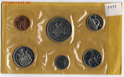 B35 Канада годовой набор 1971 Proof Like до 02.12 в 22°° - B35 Canada Set 1971_2