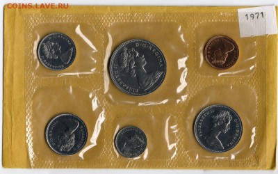 B35 Канада годовой набор 1971 Proof Like до 02.12 в 22°° - B35 Canada Set 1971_1