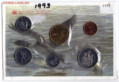 B36 Канада годовой набор 1993 Proof Like до 02.12 в 22°° - B36 Canada Set 1993_1