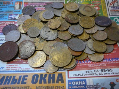 100 монет ранних советов с рубля - P1100257.JPG