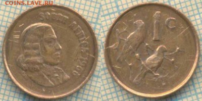 ЮАР 1 цент 1966 г.,до  03.12.2018 г. 22.00 по Москве - ЮАР 1 цент 1966  4617