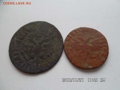 денга 2 шт. 1707 и 1713 год - SAM_5112.JPG
