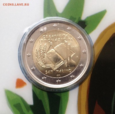 Монако набор 2001г и Сан Марино 2 евро 2008-09г в буклете - FullSizeRender (11)