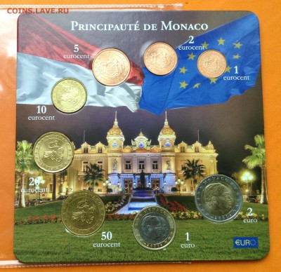 Монако набор 2001г и Сан Марино 2 евро 2008-09г в буклете - FullSizeRender