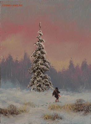 картина авторская маслом "Охотник" - 63662877